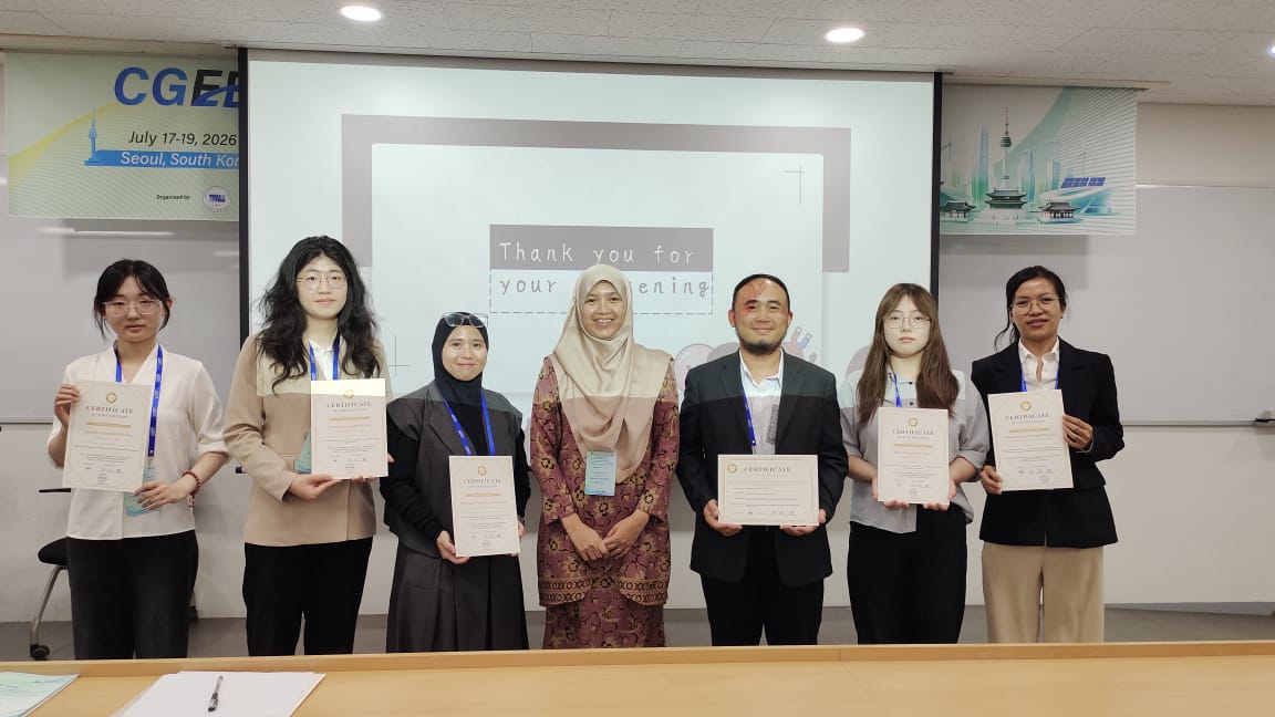 Assoc. Prof. Ts. Dr. Azrina Abd Aziz has been appointed as an Invited Speaker and Technical Committee Member for the 2026 15th International Conference on Environment, Energy and Biotechnology (ICEEB 2026) held in Seoul, South Korea on 17 - 19 July 2026 